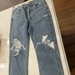 Agolde 90’s mid rise loose fit Jeans/ Fallout NWT Size 29